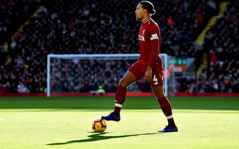 irgil van Dijk of Liverpool during the Premier League match between Liverpool FC and Cardiff - Credit: LIVERPOOL FC