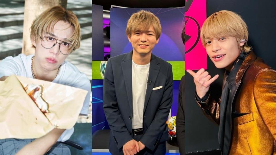 左起為千賀健永、藪宏太、中間淳太。（圖／翻攝自當事人推特、IG）