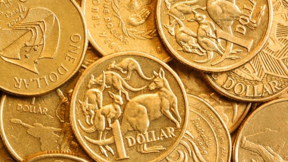 Background of Australian One Dollar Coins