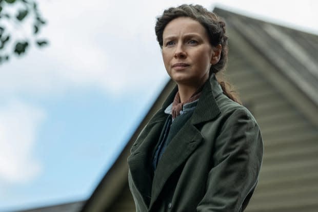 Caitriona Balfe as Claire Fraser in "Outlander"<p>STARZ</p>