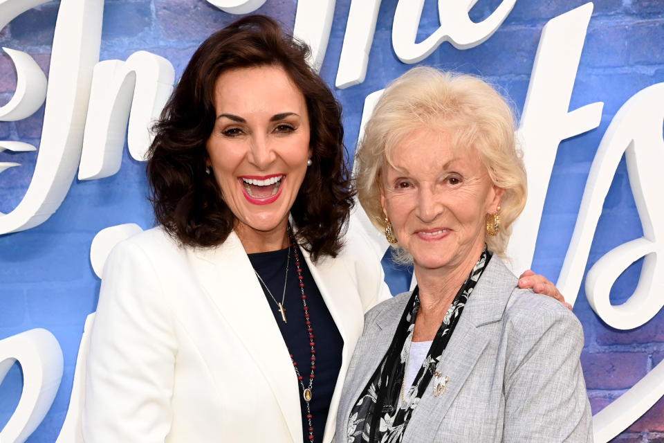 LONDON, ENGLAND - JUNE 09: Shirley Ballas and mother Audrey attend the screening of 