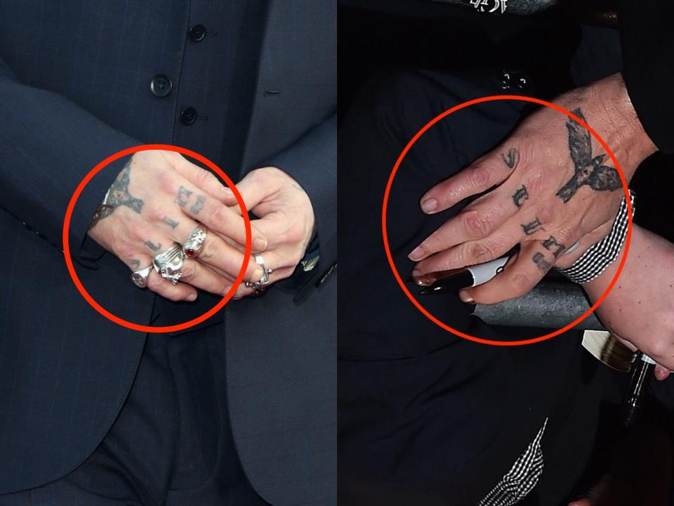 johnny depp tattoos skitch