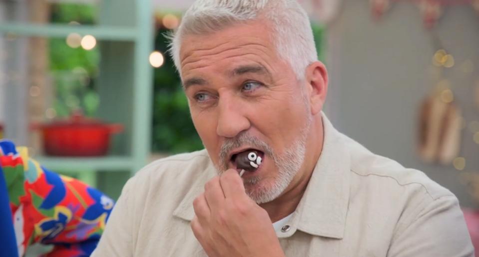 Paul Hollywood samples Paloma Faith's Poo Emoji Cake pops on GBBO