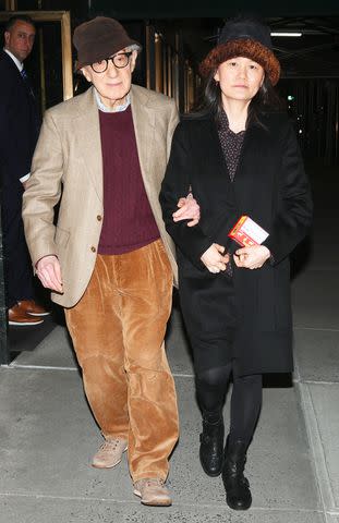 <p>Elder Ordonez / SplashNews.com</p> Woody Allen and Soon-Yi Previn in New York City on April 24, 2024