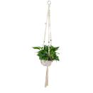 <p>Supporto in macramé per piante sospese, Newcomdigi. Prezzo 7,34 euro su Amazon. (Pinterest) </p>