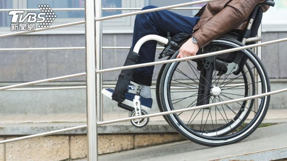 網友認為，該坡道只適合有安裝煞車的輪椅使用。（示意圖／shutterstock達志影像）