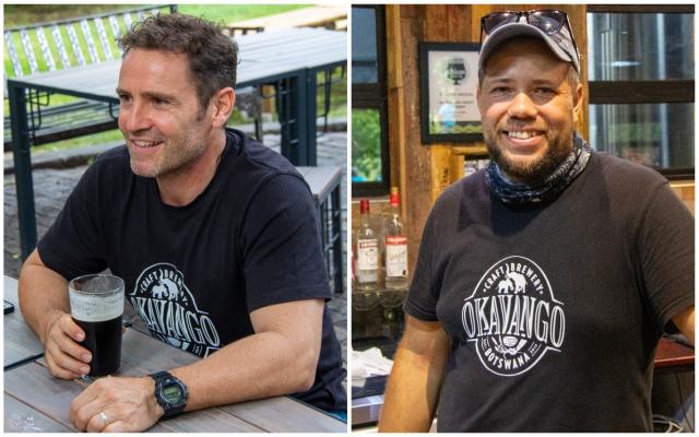Okavango Co-founder Graham McCulloch (left) and Manager Jonathan Pierce (right) – Pierce was formerly a bartender at a Wetherspoons in Leeds - Will Whitford