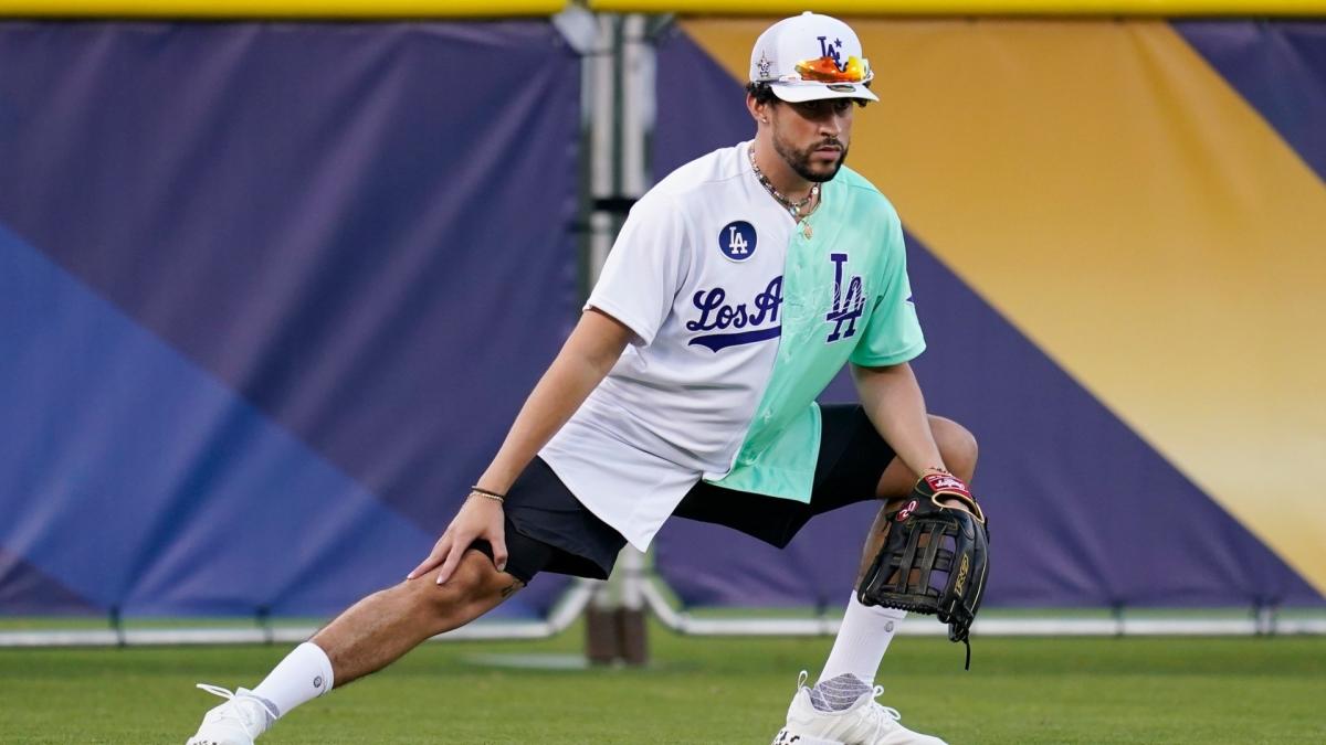 Bad Bunny causó furor en la participación que tuvo en el Juego de Estrellas  de sóftbol: “Lo disfruté mucho, súper lindo la vibra del Dodger Stadium”