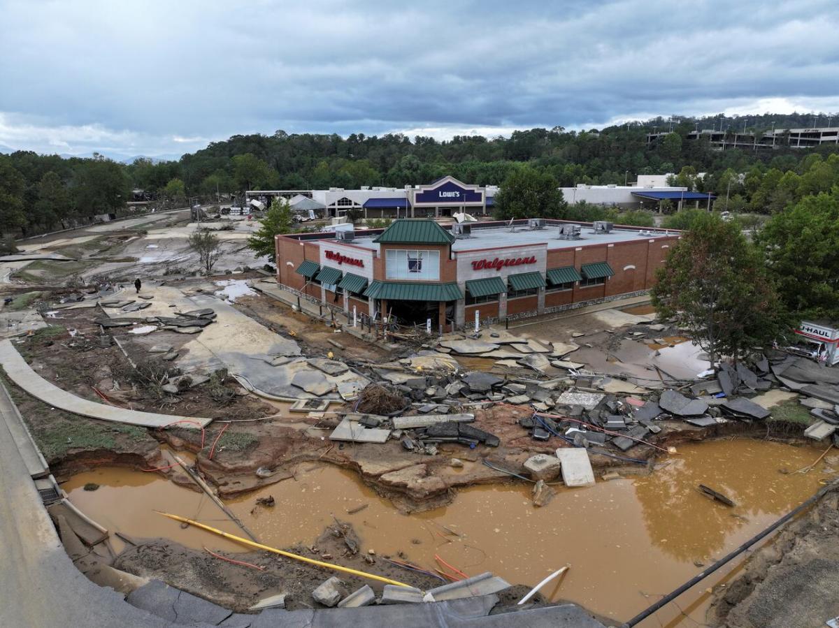 See the massive devastation in Asheville, N.C., after Hurricane Helene