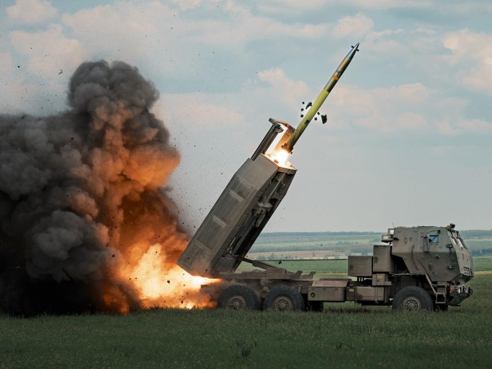 Ukraine M142 HIMARS Bakhmut