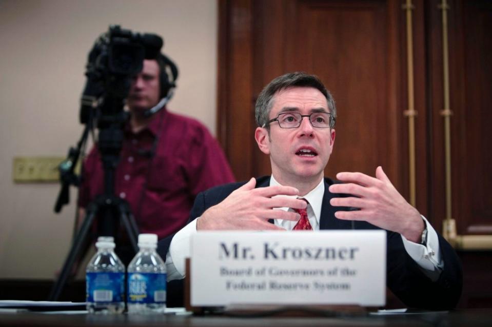 Randall Kroszner, former governor of the U.S. Federal Reserve