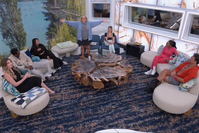 <p>cbs</p> Makensy Manbeck, Cam Sullivan-Brown, Rubina Bernabe, Angela Murray, Leah Peters, Chelsie Baham and Kimo Apaka on season 26 of 'Big Brother'