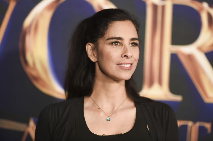 Sarah Silverman arrives at the premiere of "History of the World, Part II" on Monday, Feb. 27, 2023, at Hollywood Legion Theater in Los Angeles. (Photo by Richard Shotwell/Invision/AP)