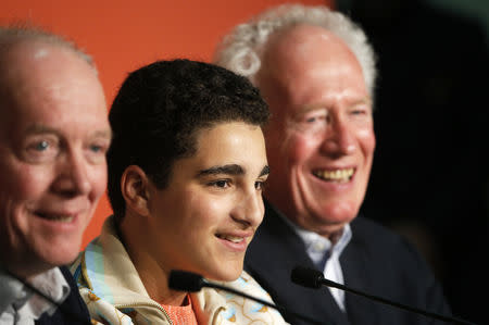 72nd Cannes Film Festival - News conference for the film "Le jeune Ahmed" (Young Ahmed) in competition - Cannes, France, May 21, 2019. Directors Jean-Pierre Dardenne and Luc Dardenne and cast member Idir Ben Addi attend the news conference. REUTERS/Stephane Mahe