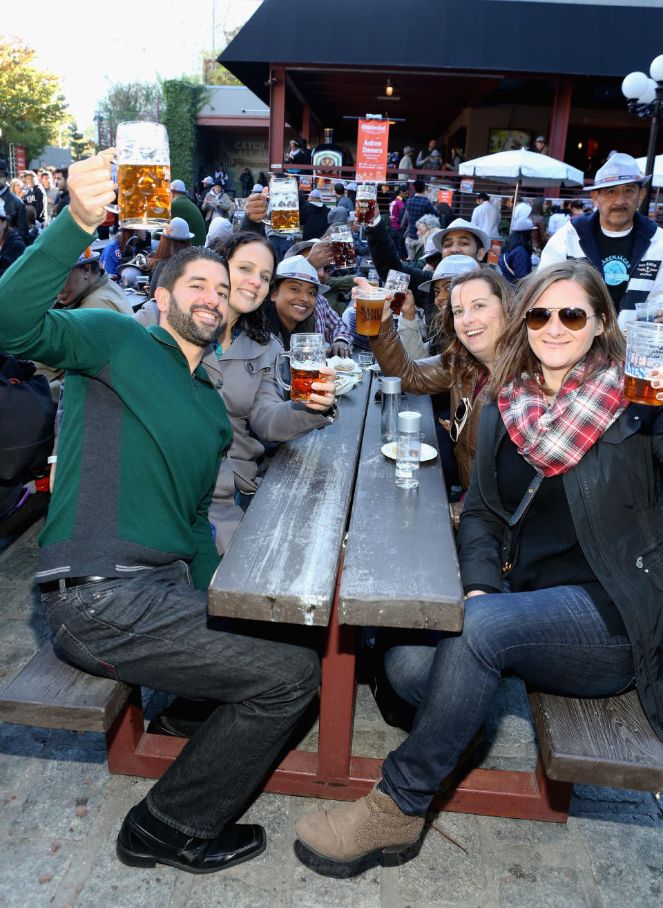 In den USA gibt es eine ganze Reihe von Oktoberfesten. Hier ein kleineres Event in New York City. (Bild: Getty Images)