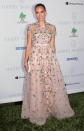 <div class="caption-credit"> Photo by: Getty Images</div><div class="caption-title">A little Valentino</div>This gorgeous, blush Valentino ballgown adorned with silver flowers merited Alba's appearance on InStyle.com's <i>Prettiest Dress of the Year.</i>