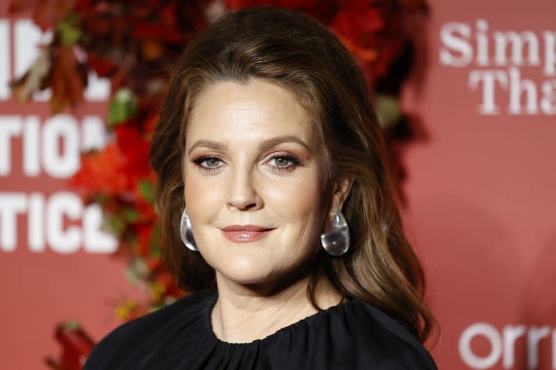 Drew Barrymore arrives on the red carpet at the Clooney Foundation For Justice Inaugural Albie Awards at New York Public Library in 2022. File Photo by John Angelillo/UPI