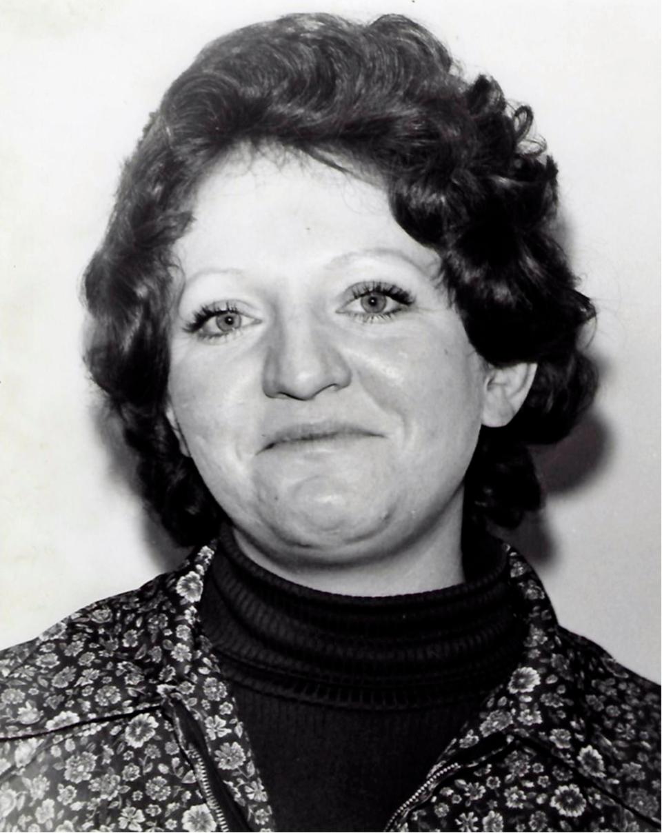 This undated photo provided by the San Luis Obispo County Sheriff's Office shows murder victim Patricia Dwyer, whose body was found in her home in Atascadero, Calif., on Jan. 11, 1978. Authorities say DNA evidence has linked the cold-case rape and murder of two women in California's Central Coast to a man who died in a prison in Washington state. The San Luis Obispo County Sheriff's Office said Wednesday, April 17, 2019 that DNA obtained from items owned by Arthur Rudy Martinez recently matched DNA left by the suspect in two killings in Atascadero in the late 1970s.