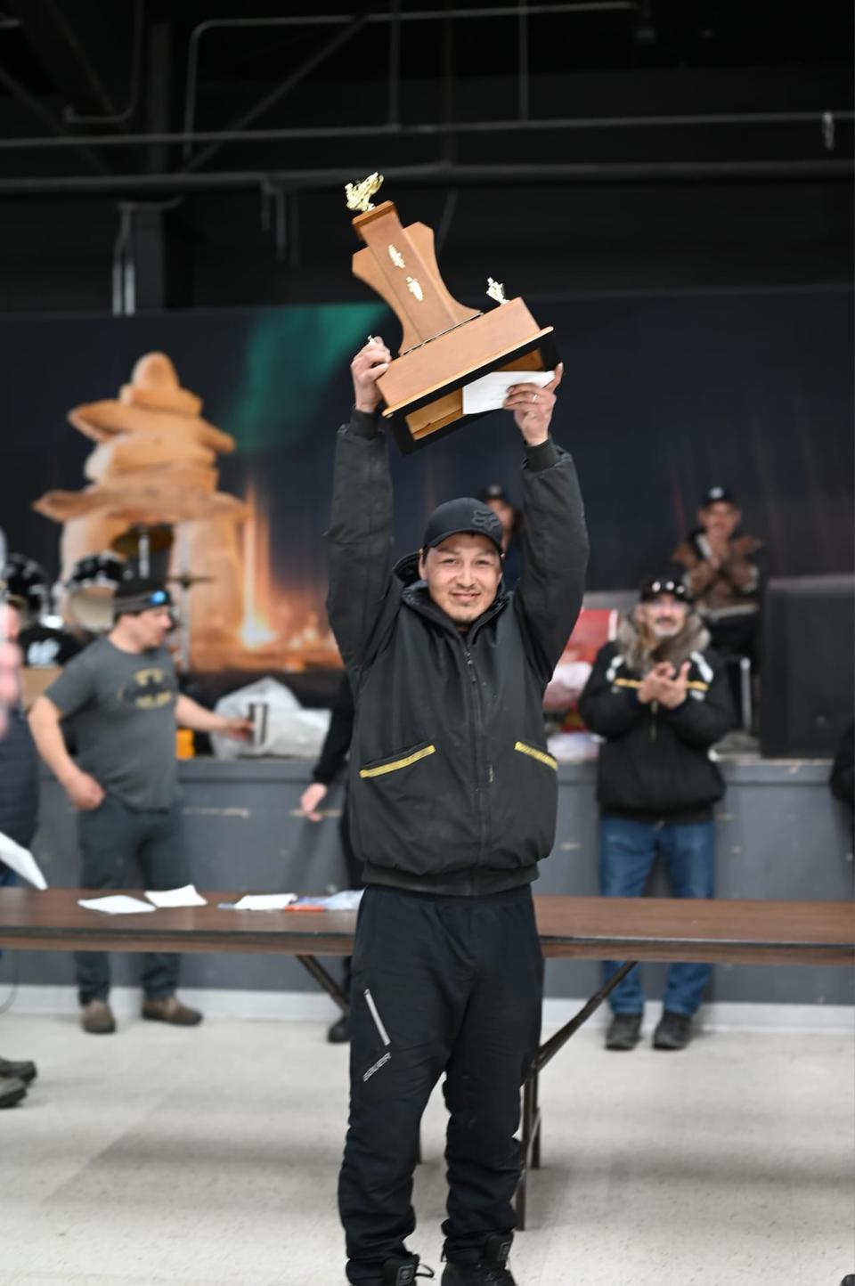 Nanauq Tanuyak from Rankin Inlet won the race from Rankin Inlet to Whale Cove and back, taking home $15,000. 