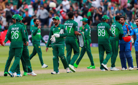 Cricket - ICC Cricket World Cup Warm-Up Match - Pakistan v Afghanistan - County Ground, Bristol, Britain - May 24, 2019 Pakistan's Sarfraz Ahmed looks dejected after losing the match Action Images via Reuters/Andrew Couldridge