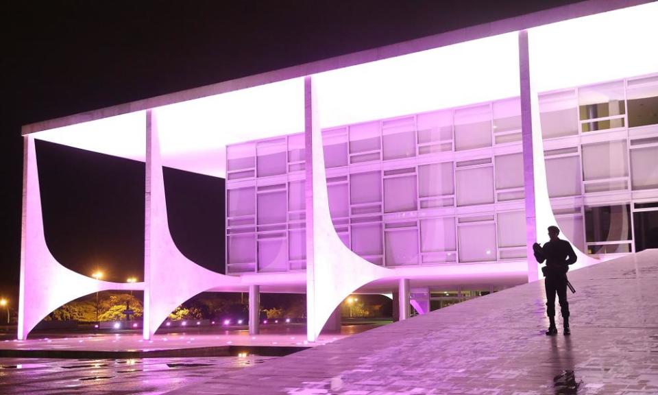 The Planalto presidential palace, a Unesco world heritage site.