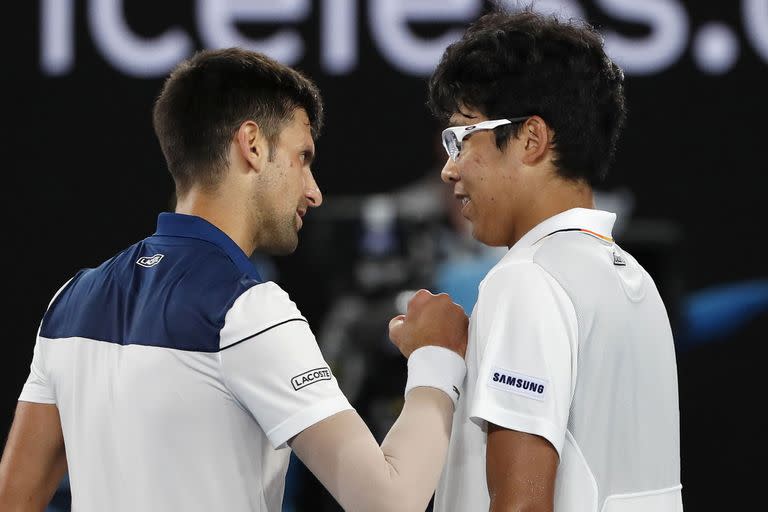 Djokovic no tuvo el regreso soñado: quedó eliminado en octavos de final ante Hyeon Chung