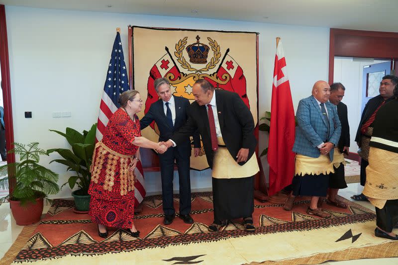 U.S. Secretary of State Blinken visits Tonga