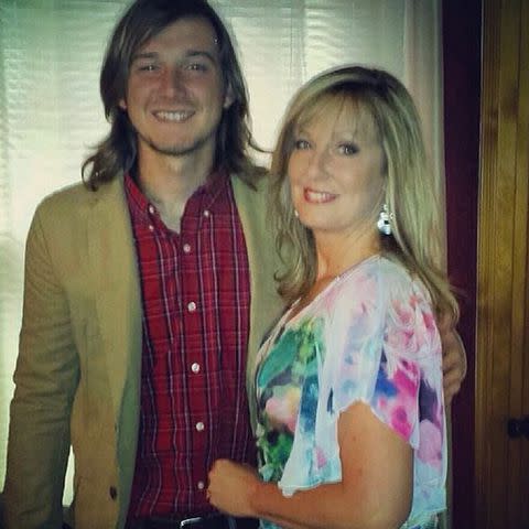 <p>Morgan Wallen Instagram</p> Morgan Wallen and his mom Lesli Wallen.