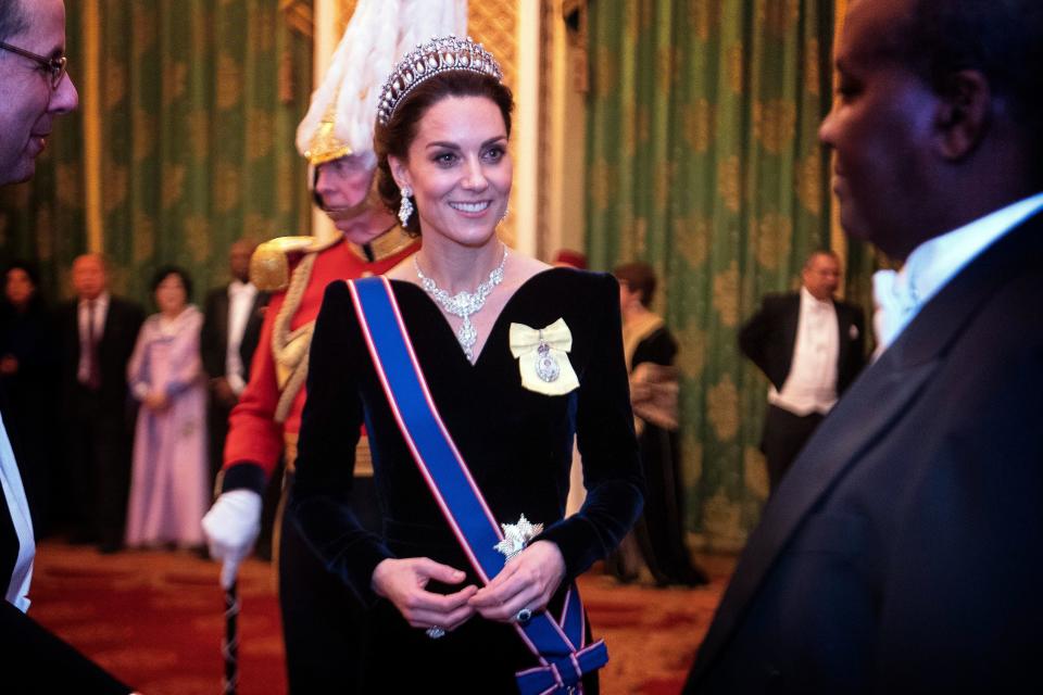 Kate Middleton at a Buckingham Palace reception