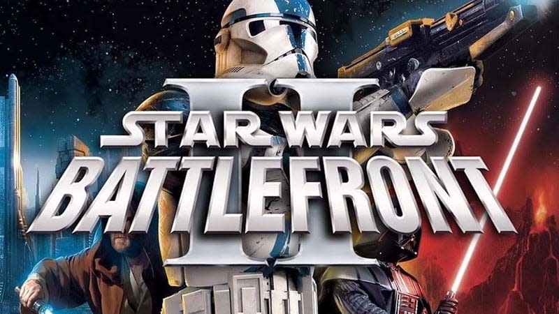 The Star Wars Battlefront 2 logo. 