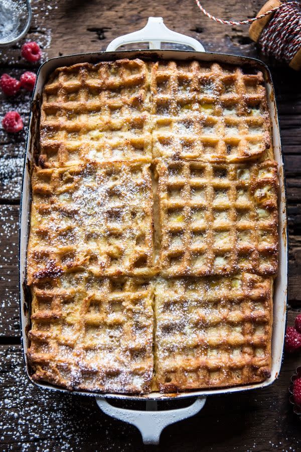 Monte Cristo Waffle Strata