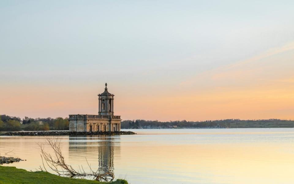 Normanton church on Rutland Water - getty