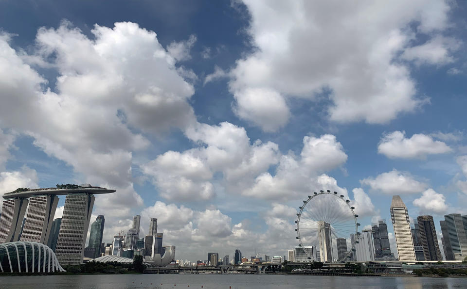 Clouds fill the sky at Marina Bay in Singapore December 20, 2019. (PHOTO: REUTERS)