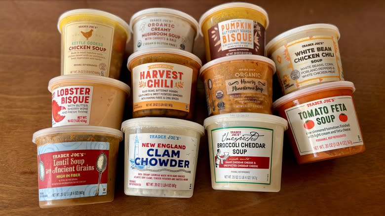 Trader Joe's soups in containers