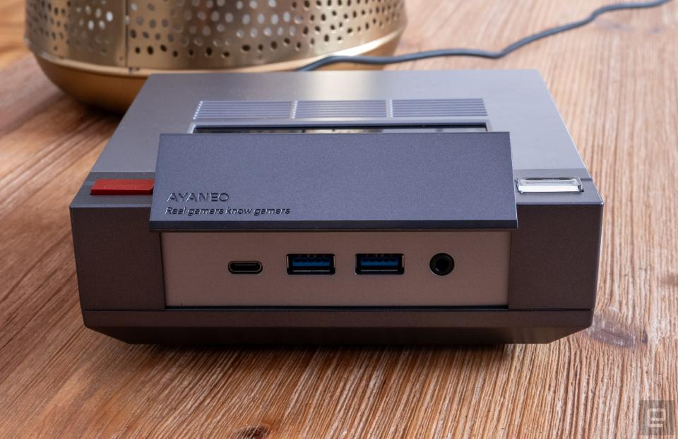 Ayaneo AM02 NES-inspired mini PC.