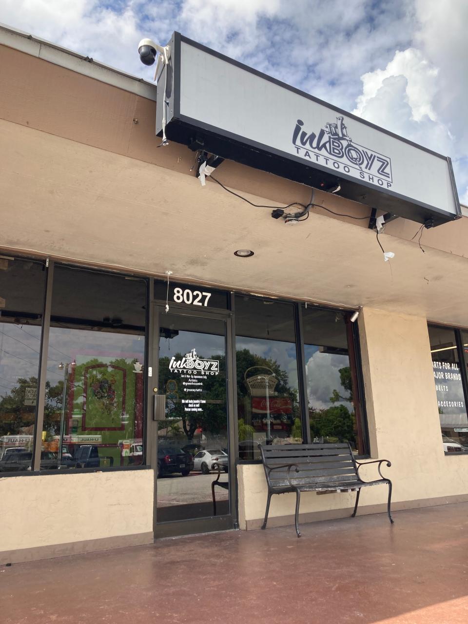 Inkboyz Tattoo Shop on South U.S. 1 in St. Lucie County where Homeland Security Investigations officials on Aug. 11, 2022, reported executing a search warrant