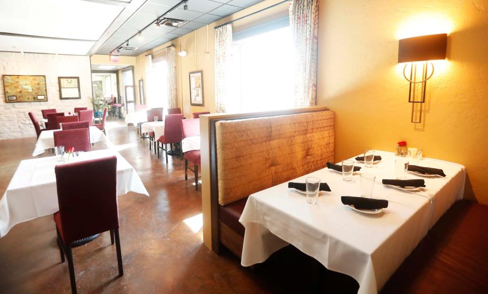 A look at the dining room inside David Grisanti's on Main in Collierville. The restaurant opened Oct. 10, 2023, just off the historic Collierville Town Square at 148 N. Main St.