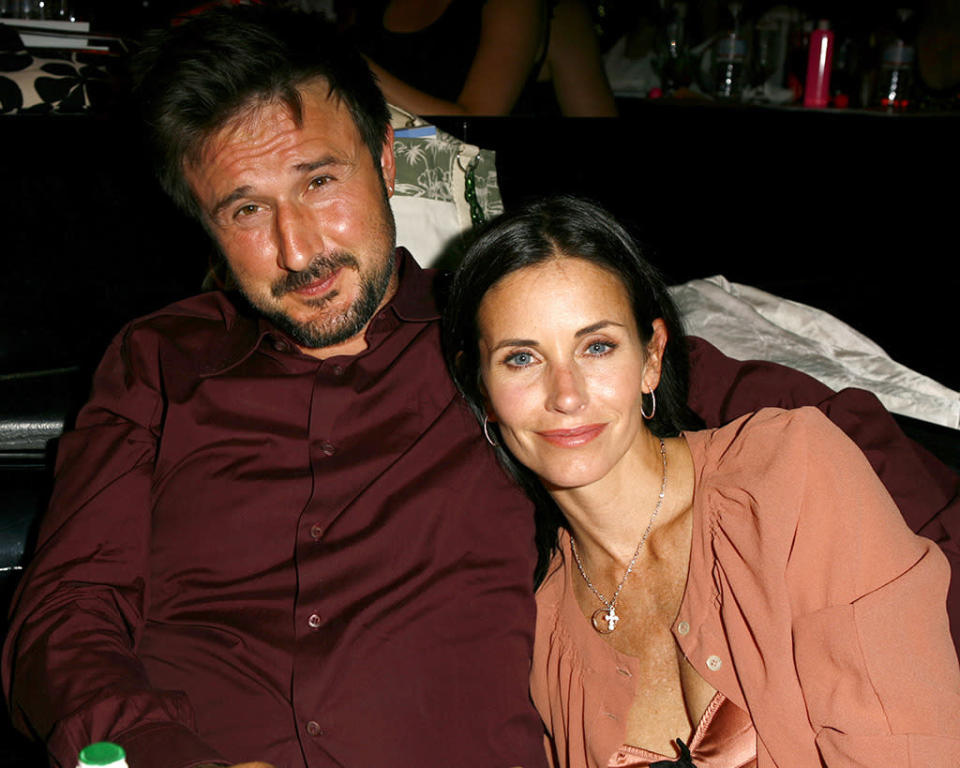 <p>David Arquette popped the question to Courteney Cox while they were taking a romantic stroll on a Florida beach. The proposal was extra special because Arquette arranged for fireworks to go off at the precise moment she said yes. Good thing she did! The pair were married for 13 years and had daughter Coco together. They filed for divorce in 2013 but remain friends. Arquette is now remarried, while Cox recently broke off her engagement to Snow Patrol guitarist Johnny McDaid. <i>(Photo: J. Vespa/WireImage for RPMC)</i></p>