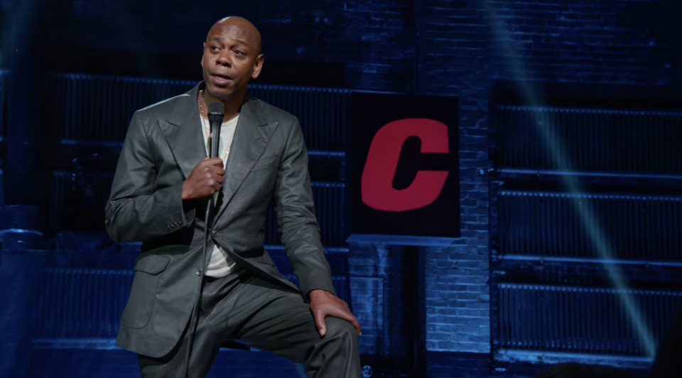 Dave Chappelle in his Netflix special The Closer