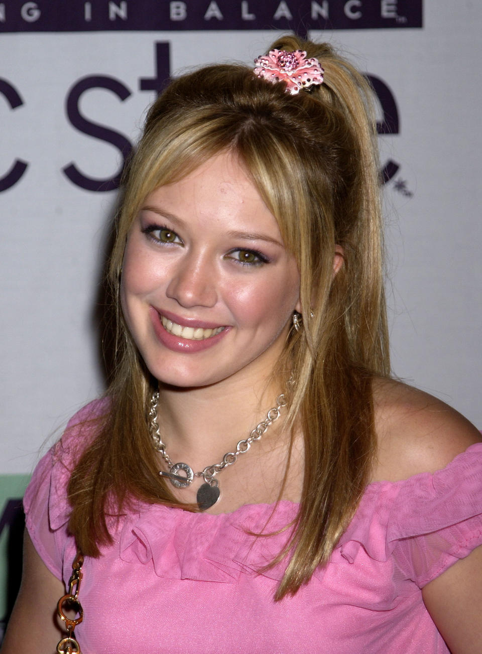 Hilary Duff of "Lizzie McGuire" at the Wilshire Ebell Theatre in Los Angeles, California (Photo by Gregg DeGuire/WireImage)