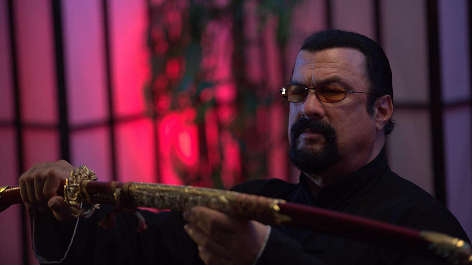 Steven Seagal in 'The Perfect Weapon'. (Credit: Momentum Pictures)