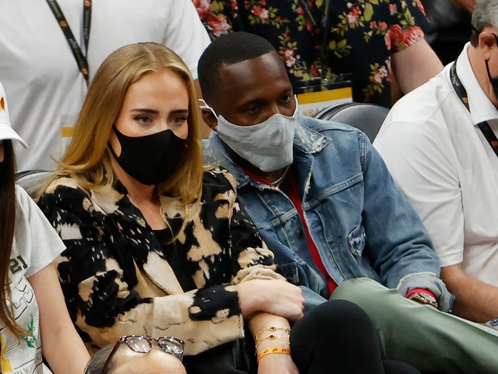 The pair attended an NBA game together in July 2021 (Getty Images)