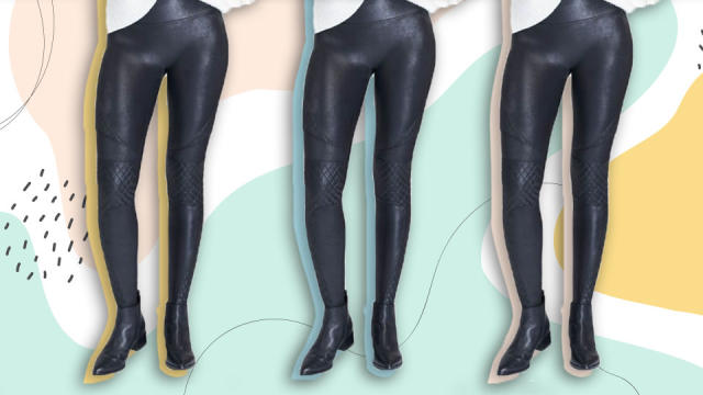 These Spanx Leggings Look, but Don't Feel, Like Leather—and They're 20% Off  Right Now