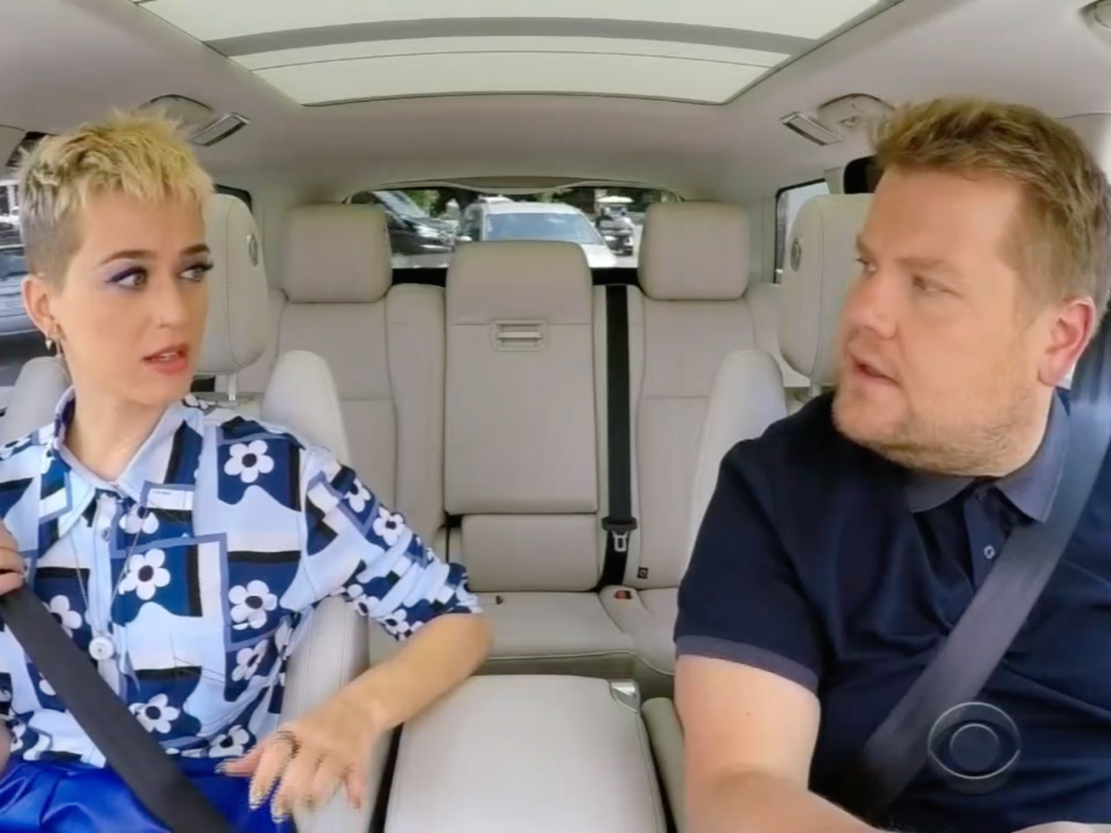 katy perry taylor swift james corden carpool karaoke late late show cbs