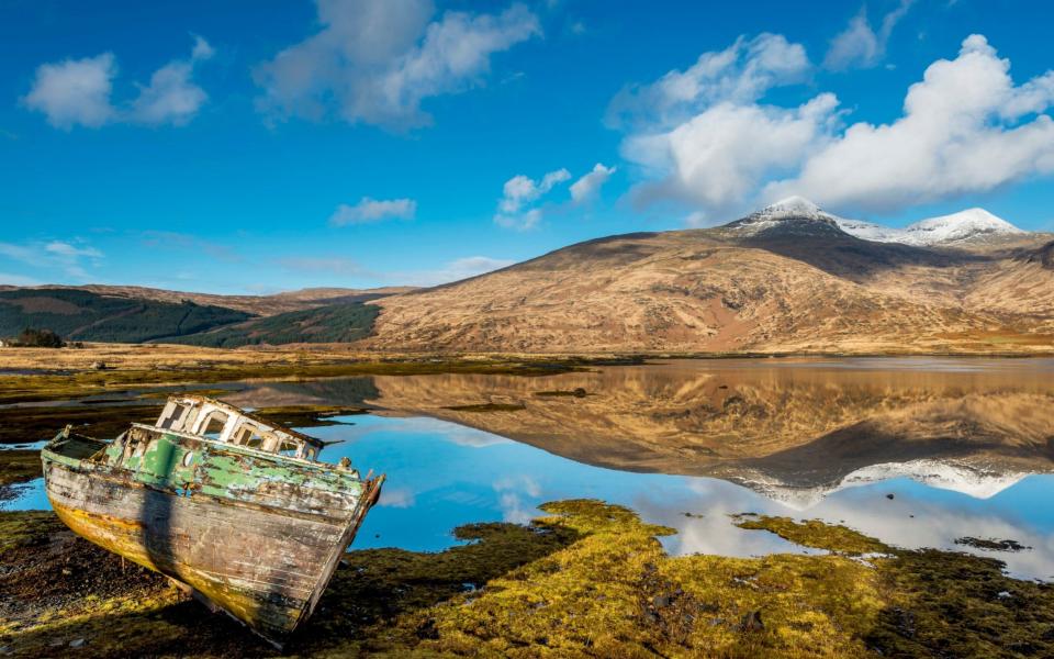 Take a tour around the Firth of Lorn for scenic views of Kerrera, Mull (pictured) and Lismore - Getty