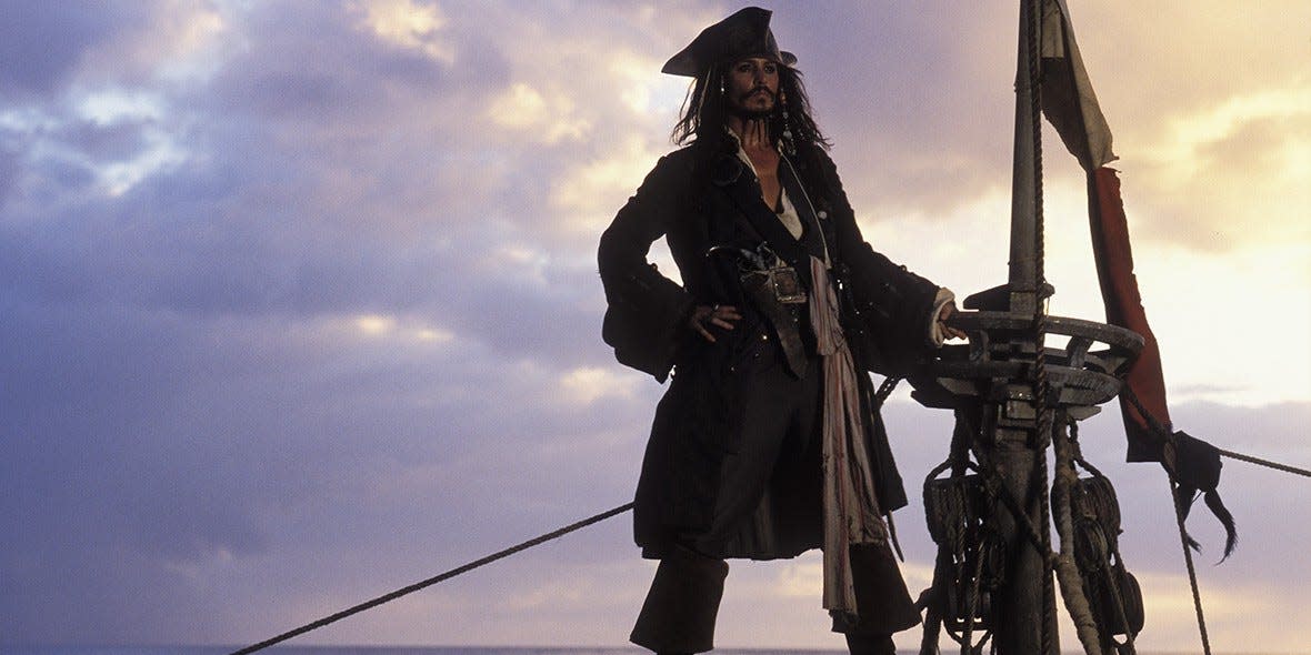 Johnny Depp Pirates of the Caribbean The Curse of the Black Pearl