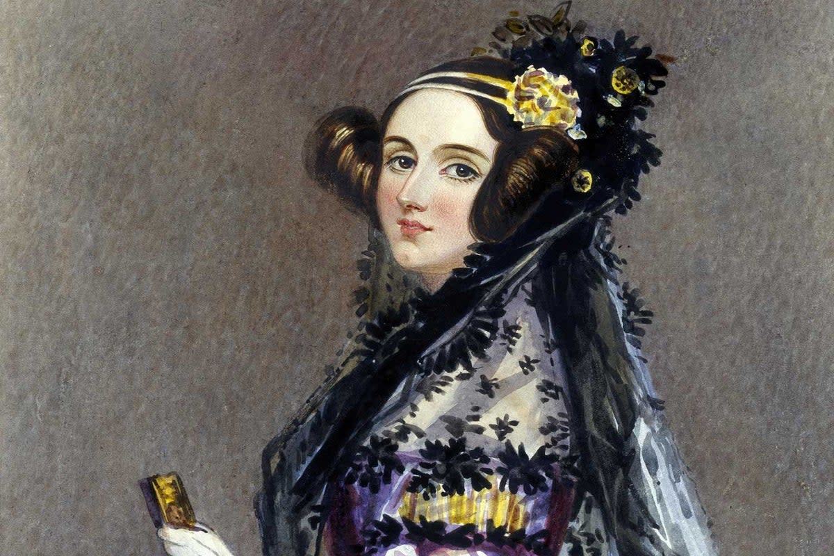 A watercolour painting of Ada Lovelace, thought to be by A E Chalon (Science Museum, London)