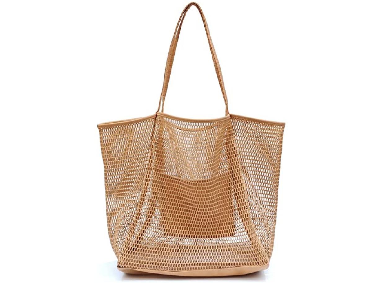 A oversized beach tote bag