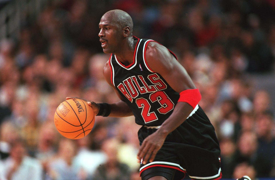 Michael JORDAN (Photo by Alexander Hassenstein/Bongarts/Getty Images)