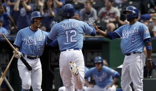 Jorge Soler is finding his game in Kansas City (AP Photo/Orlin Wagner)